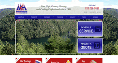 Desktop Screenshot of mountaineerheatcool.com